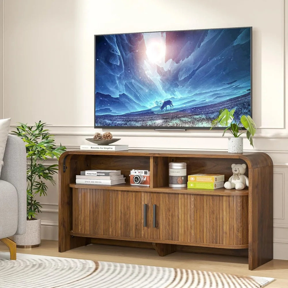 The Fontaine Walnut Media Console