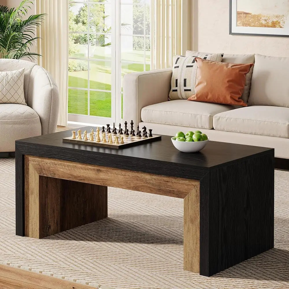 The Valencia Walnut & Ebony Coffee Table