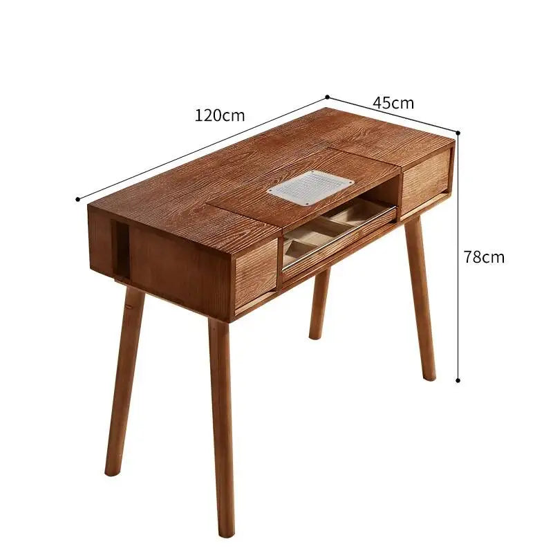 The Fontaine Brass-Studded Desk