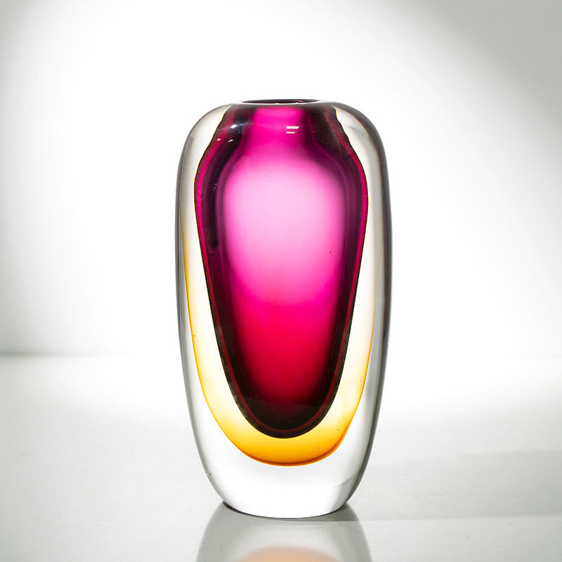 The Belmont Gilded Glass Vase