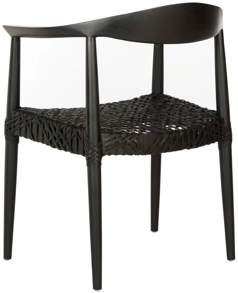 Kazbah Leather Dining Arm Chair