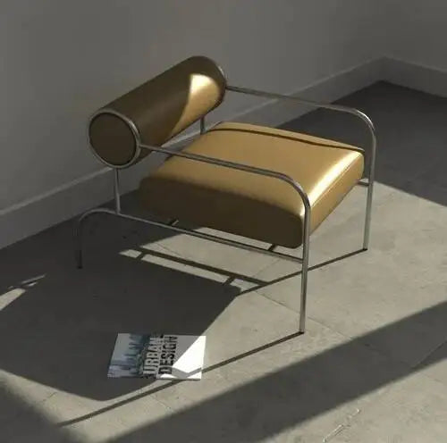 Fontaine Collection | Sculptural Atomic-Era Walnut Recliner - showcasing full sculptural form and curated finish in a Mid-Century Modern living room setting.