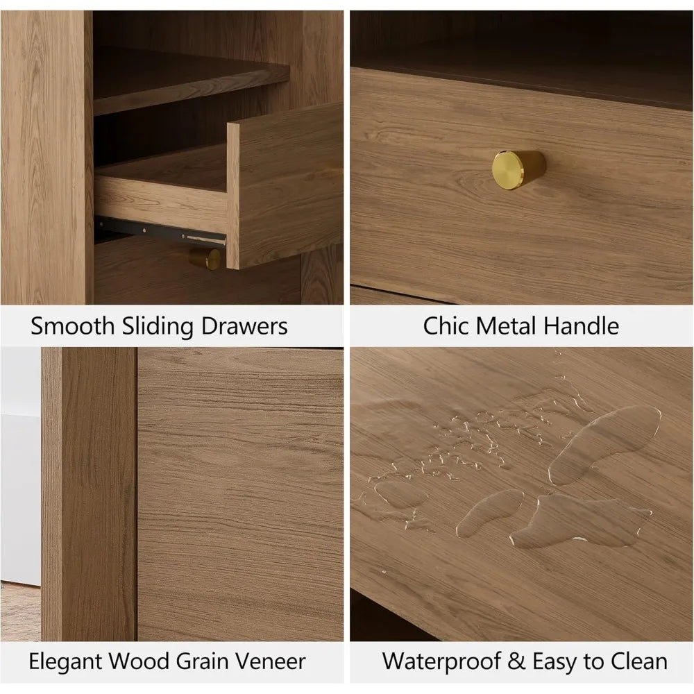 The Belmont Walnut Nightstand
