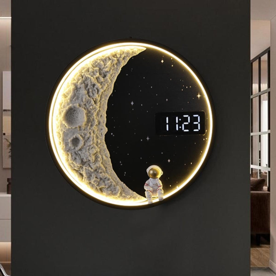 The Luna Brass & Glass Sconce