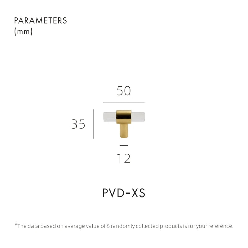 Brass Acrylic Furniture Handles Modern Fashionable Long Pulls Cupboard Wardrobe Dresser Shoe Box Drawer Cabinet Knobs