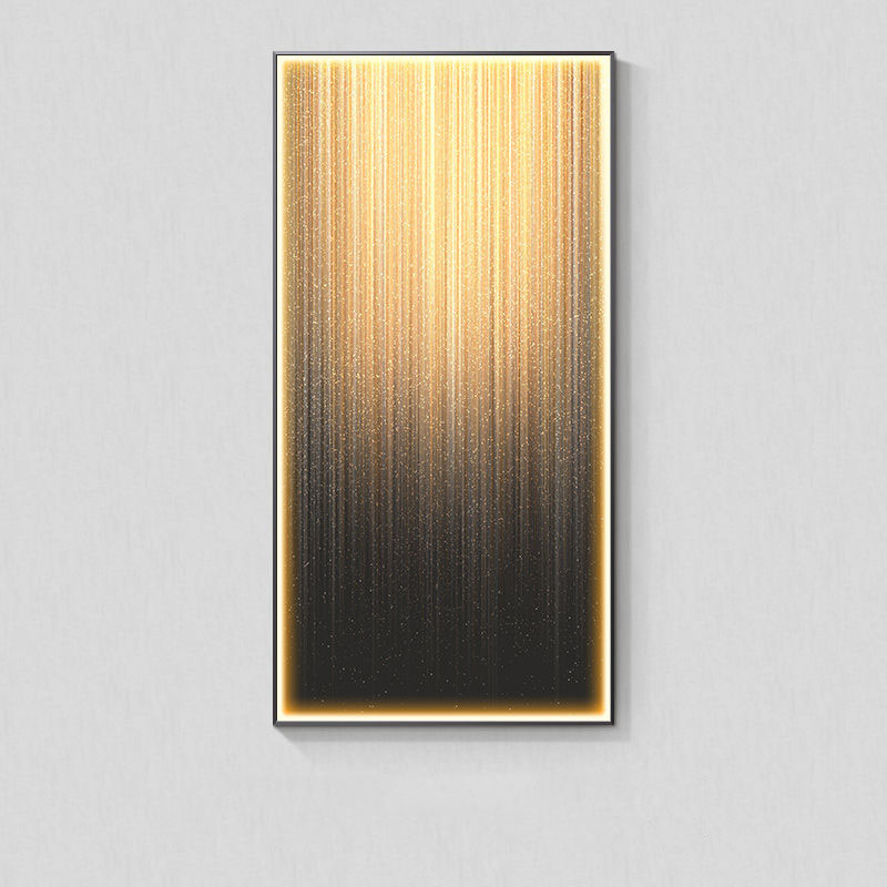 Dresden Collection | Geometric Atomic-Era Abstract Canvas - showcasing form and function in daily use context in a Mid-Century Modern living room setting.