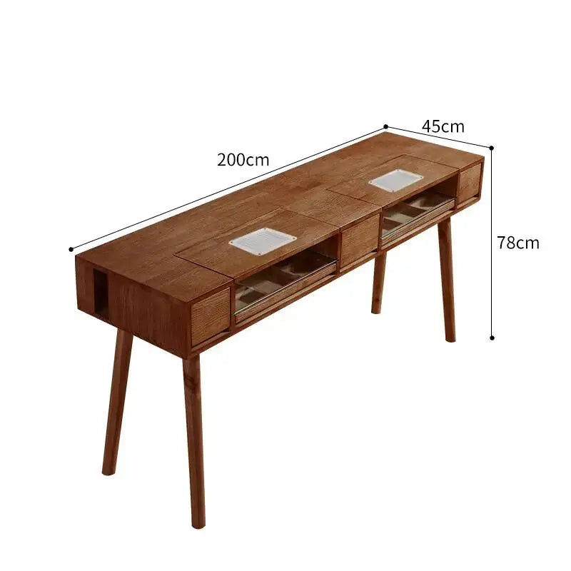 The Fontaine Brass-Studded Desk