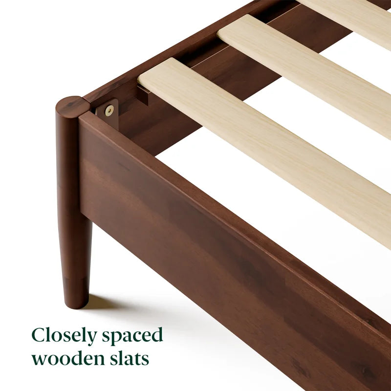 Whitman Low Profile Mid-Century Modern Platform Bed