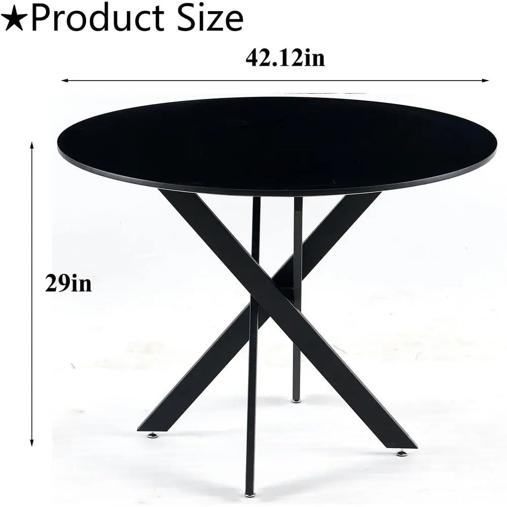 Ellington Collection | Circular Atomic-Era Walnut Dining Table - showcasing full sculptural form and curated finish in a Mid-Century Modern dining room setting.