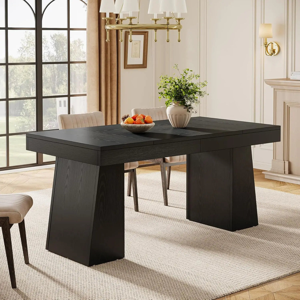 The Ellington Ebony Dining Table
