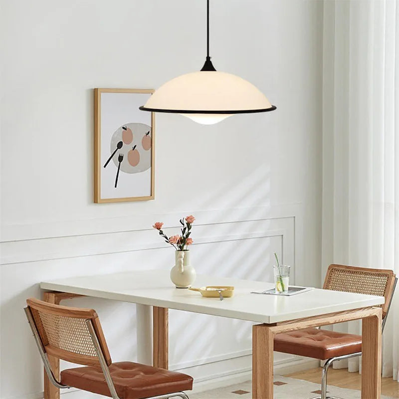 The Astoria Cream Ceramic Pendant