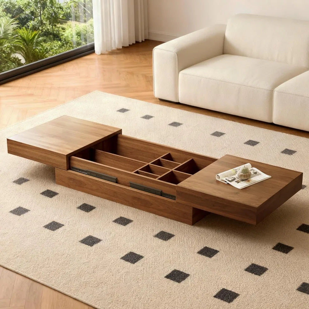 The Astoria Walnut Expandable Coffee Table