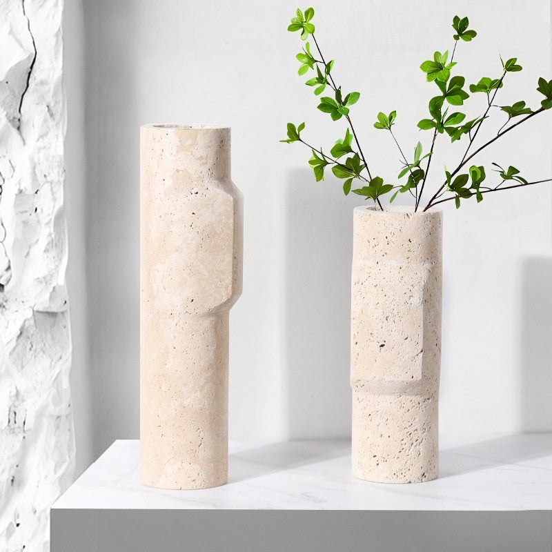 The Montague Natural Marble Vase