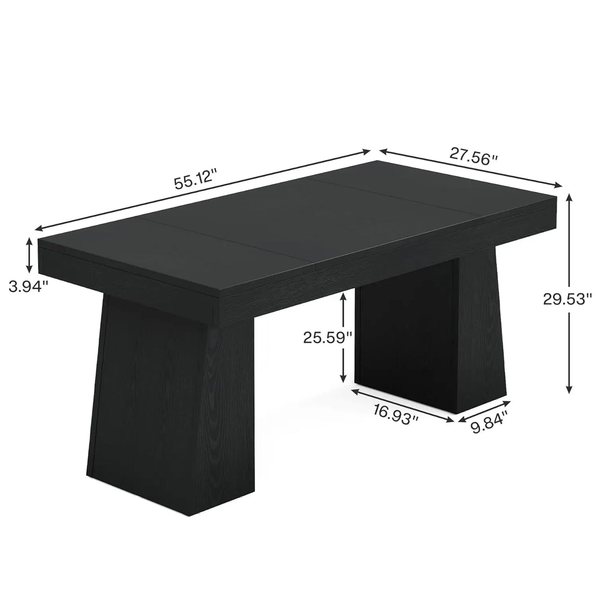 The Ellington Ebony Dining Table