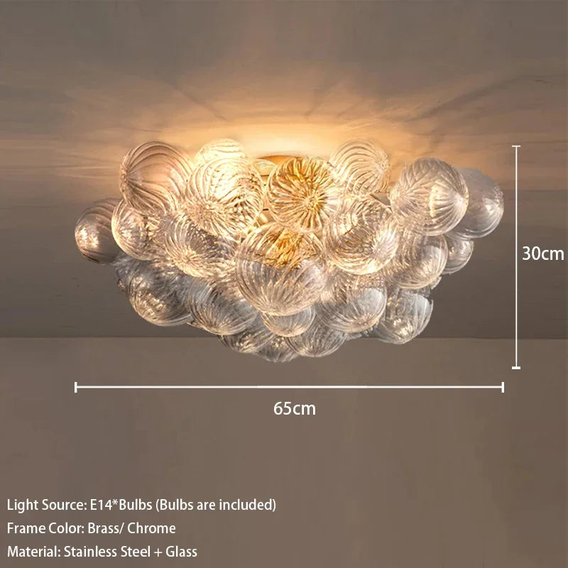 Fontaine Collection | Ribbed Glass-Topped Ribbed Glass Pendant - Curated Lighting for the Modern Living Collection | Woodies ON Woodlawn