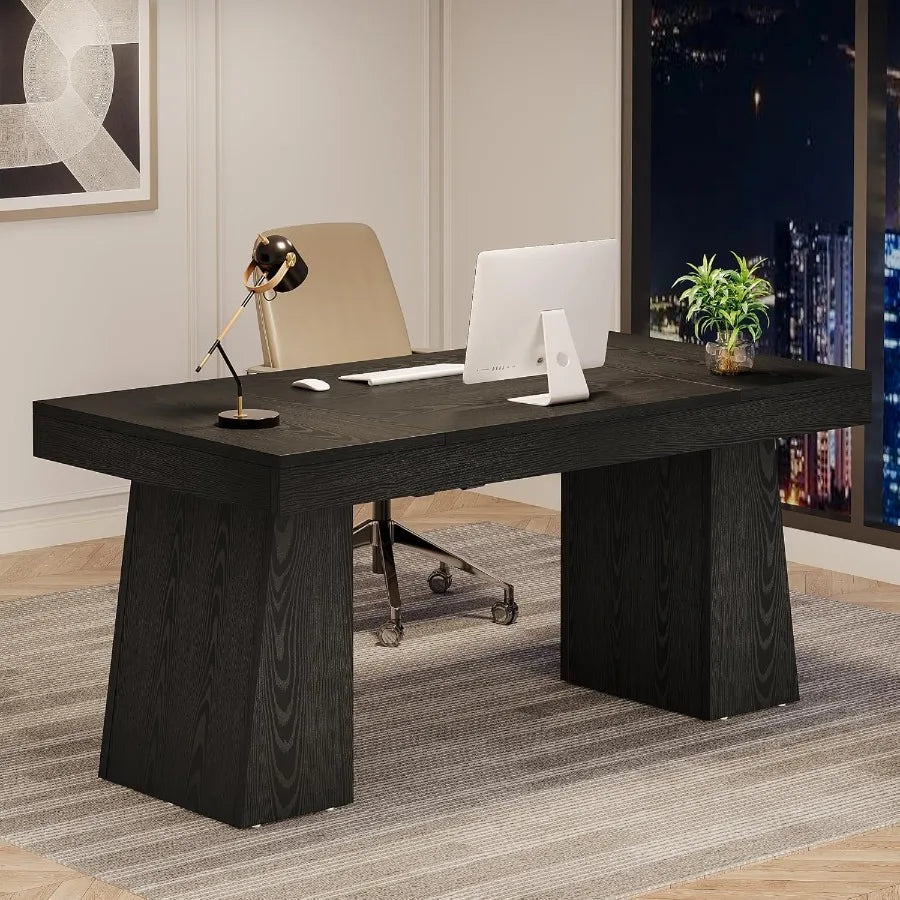 The Dresden Walnut Executive Desk