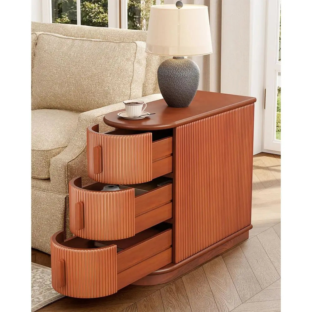 The Belmont Walnut Side Table