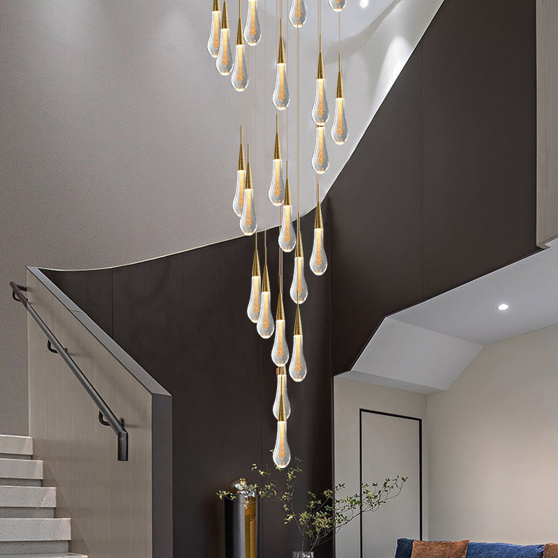 The Astoria Electroplated Glass Chandelier