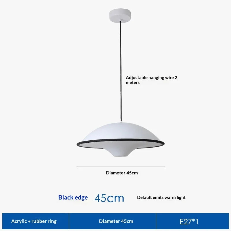 The Astoria Cream Ceramic Pendant