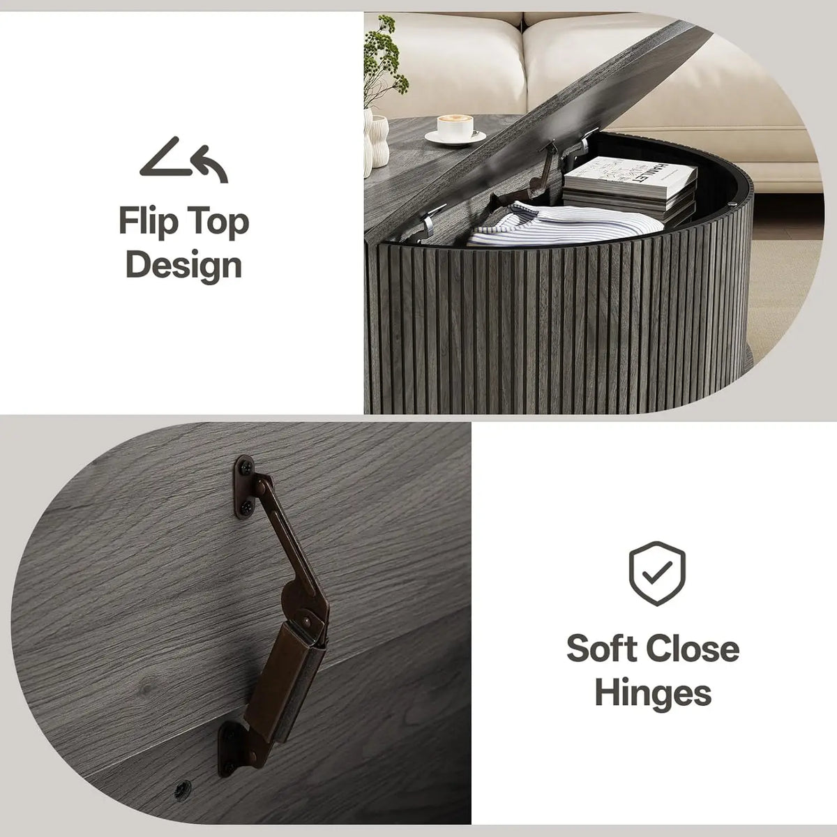 The Astoria Walnut Coffee Table