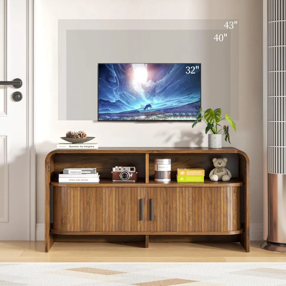 The Fontaine Walnut Media Console