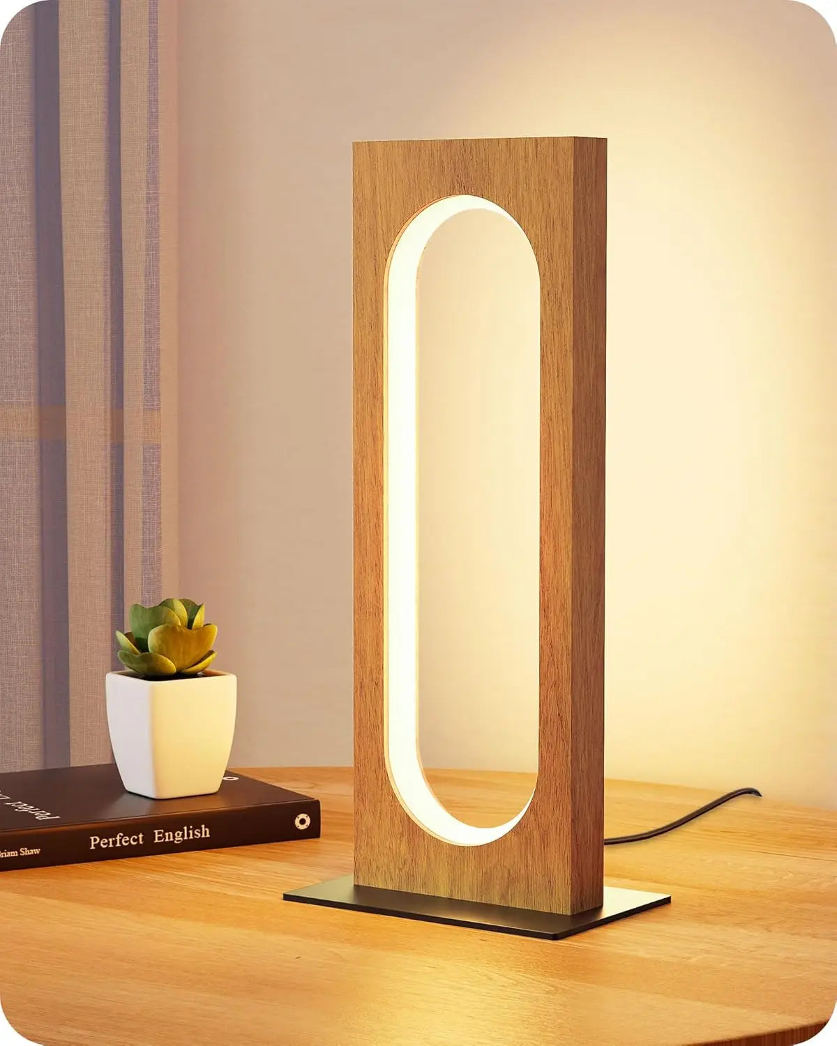 The Astoria Solid Walnut Table Lamp