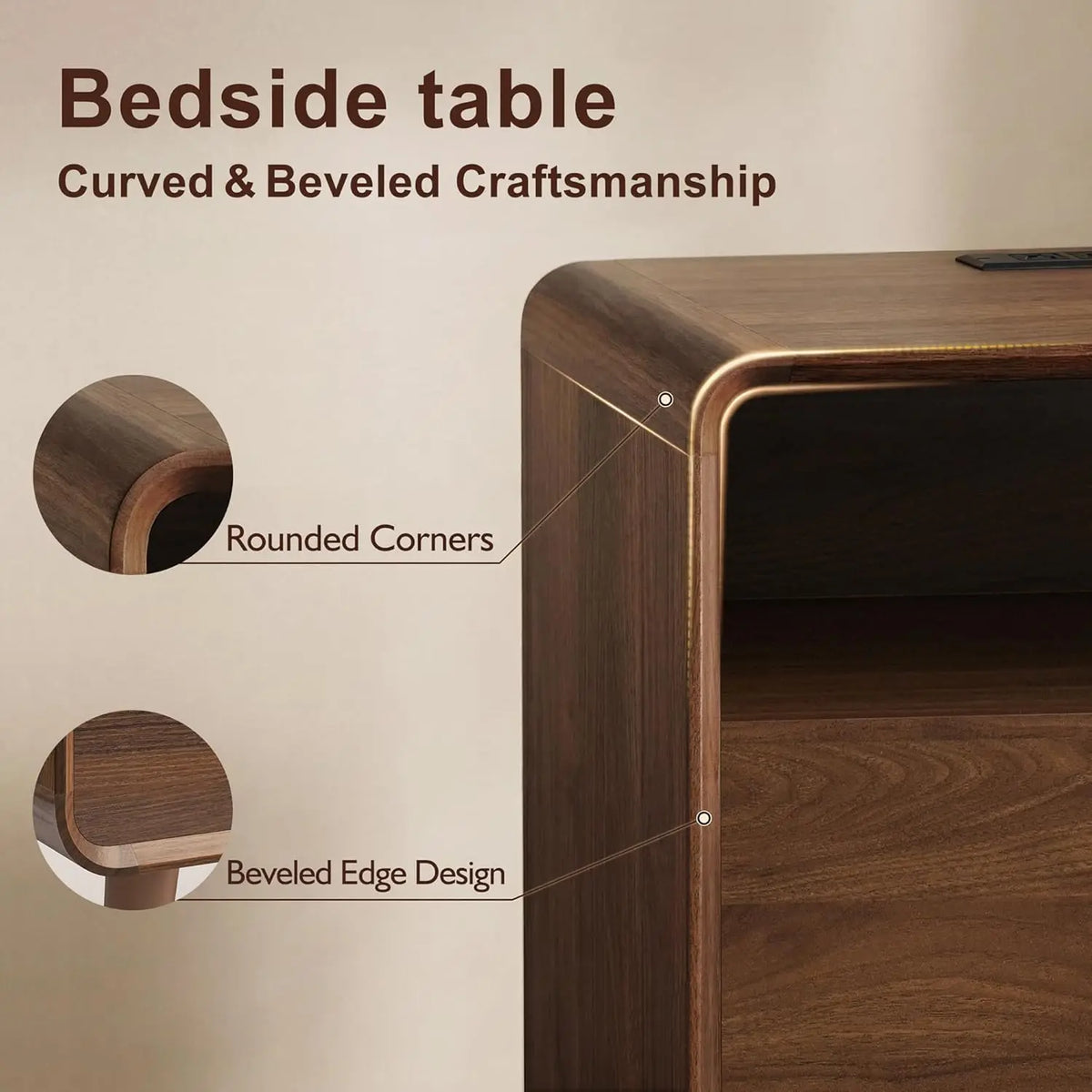 The Astoria Bentwood Nightstand Set | Woodies ON Woodlawn