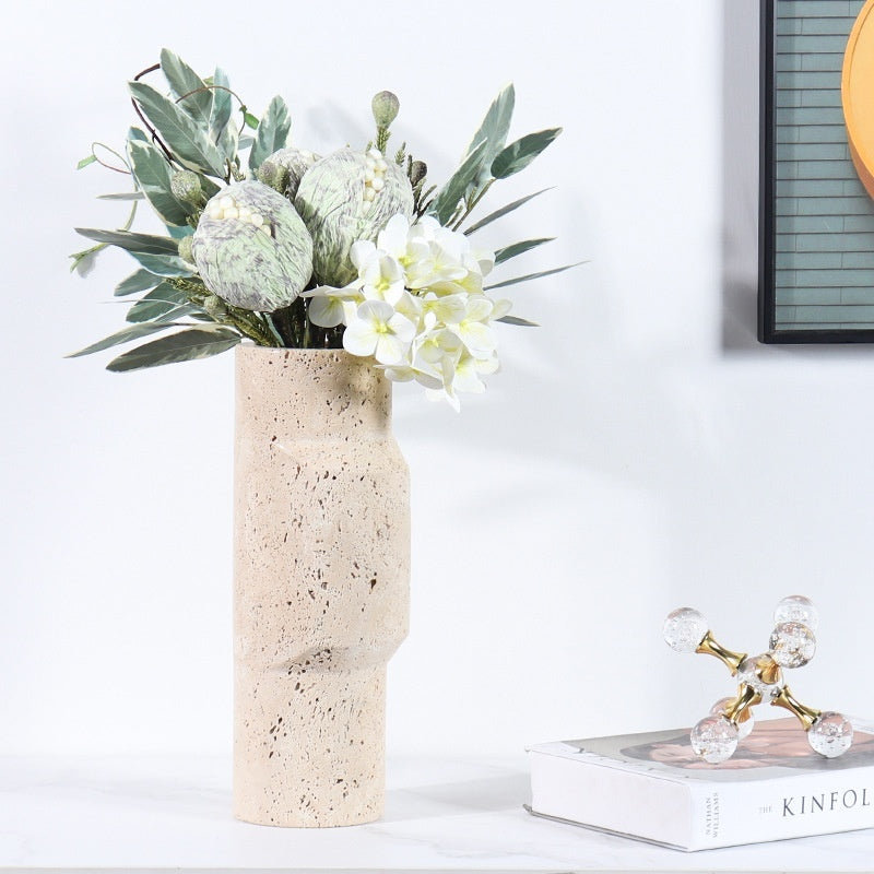 The Montague Natural Marble Vase