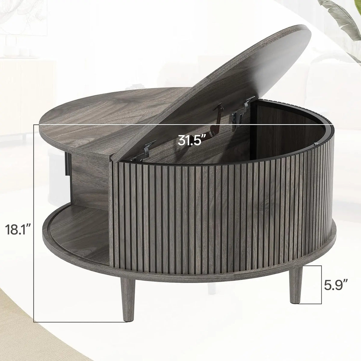 The Astoria Walnut Coffee Table