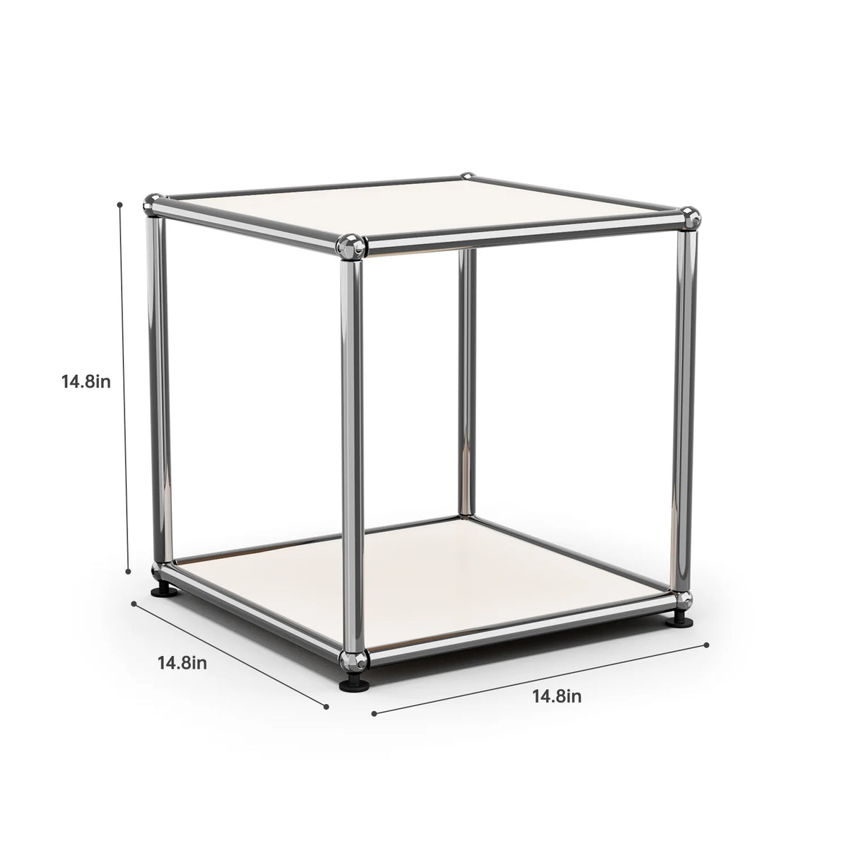 Modern Modular Metal Storage Cabinet Freestanding Sideboard Display Organizer for Living Room Bedroom Entryway Home Furniture