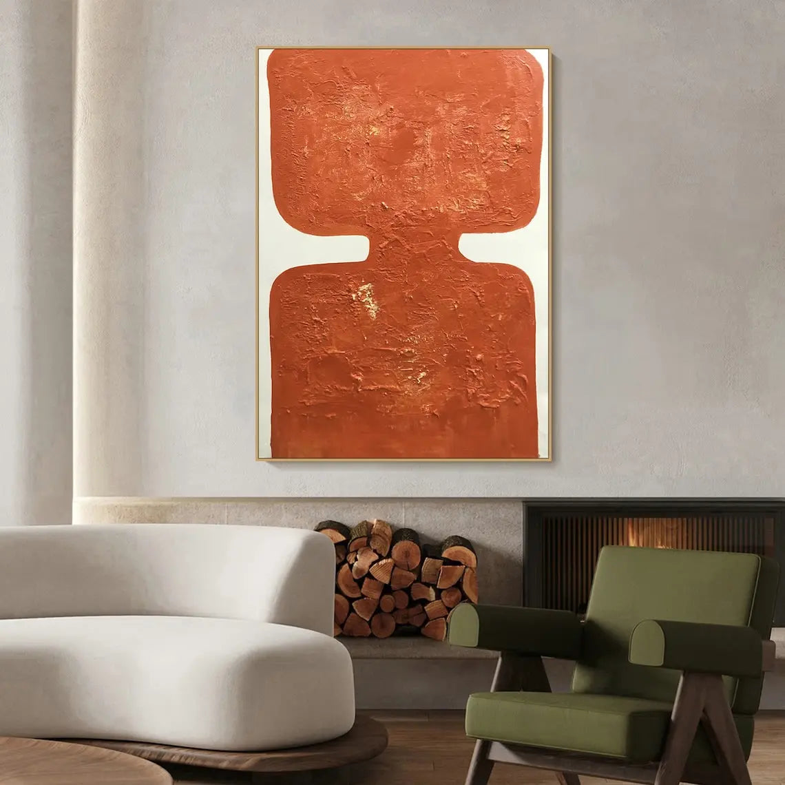 The Belmont Abstract Geometric Canvas