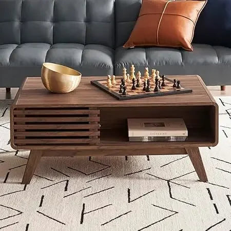The Fontaine Walnut Coffee Table