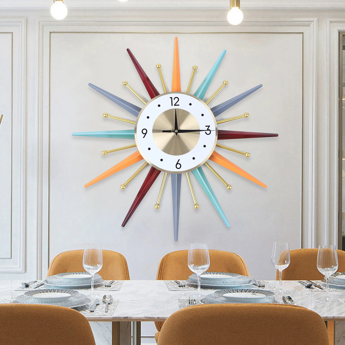 The Astoria Sunburst Clock