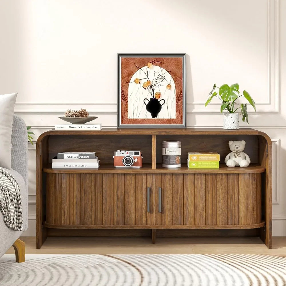 The Fontaine Walnut Media Console