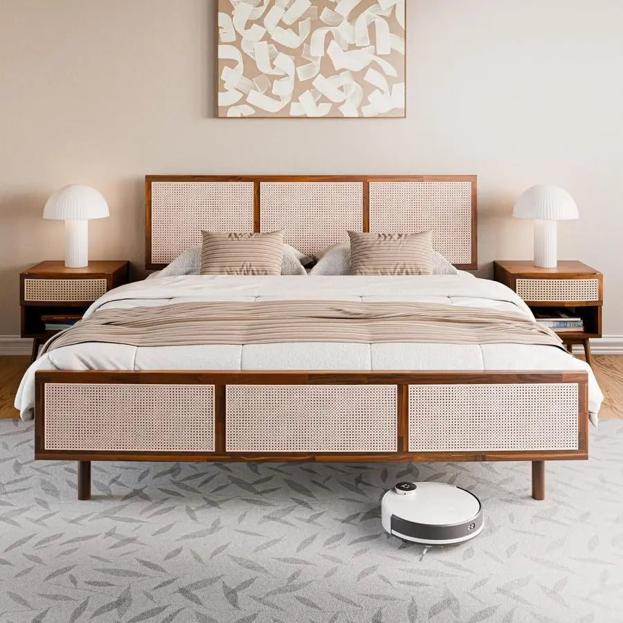 The Belmont Acacia King Bed Frame