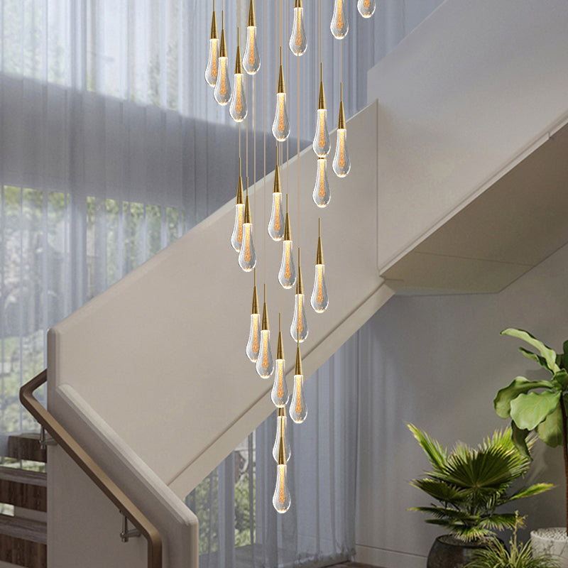 The Astoria Electroplated Glass Chandelier