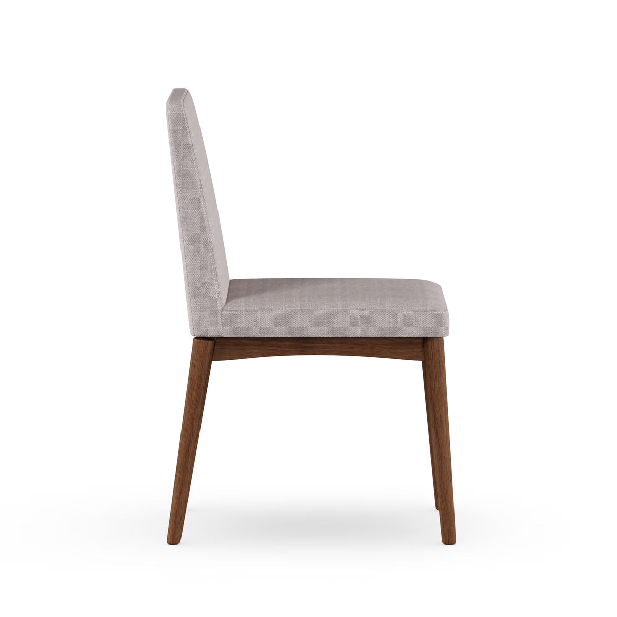 Pierre Indoor Dining Chairs, Set of 2, Walnut/Light Gray
