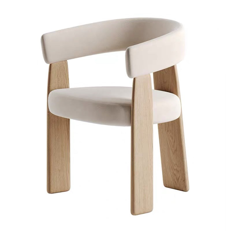 Dresden Collection | Hairpin-Legged Steel-Framed Walnut & Steel Dining Chair - presented at scale within a designed interior in a Mid-Century Modern dining room setting.