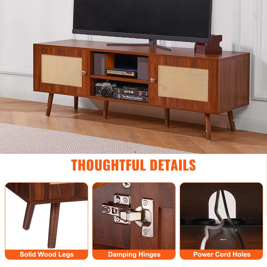 The Astoria Woven Rattan Console