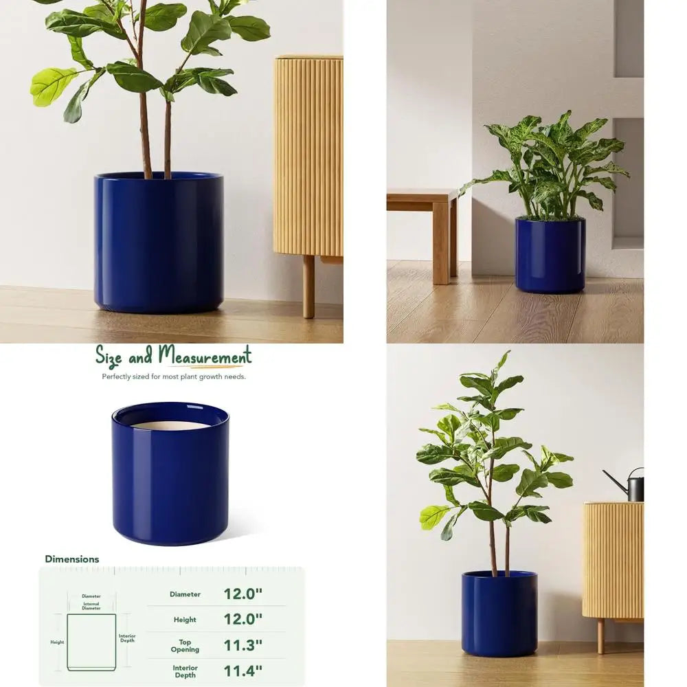 The Astoria Glazed Ceramic Planter