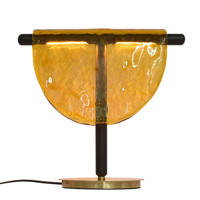 The Meridian Brass & Walnut Floor Lamp