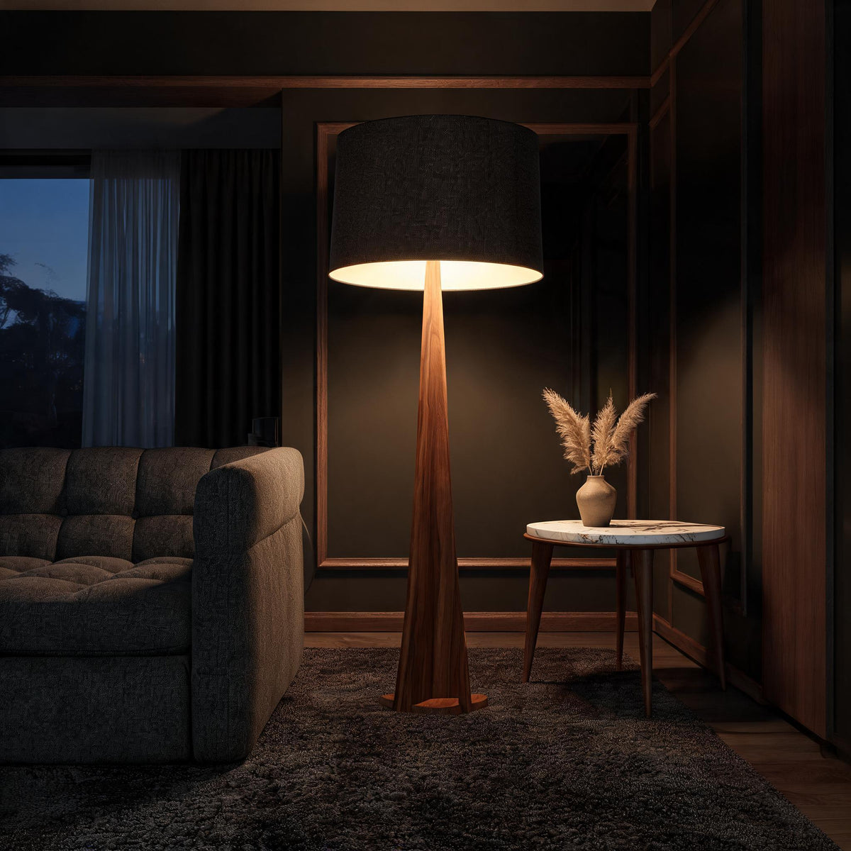 The Ashford Floor Lamp - Woodies ON Woodlawn