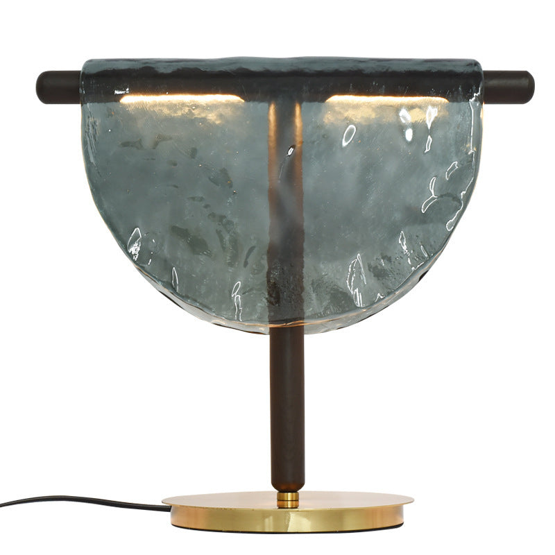 The Meridian Brass & Walnut Floor Lamp