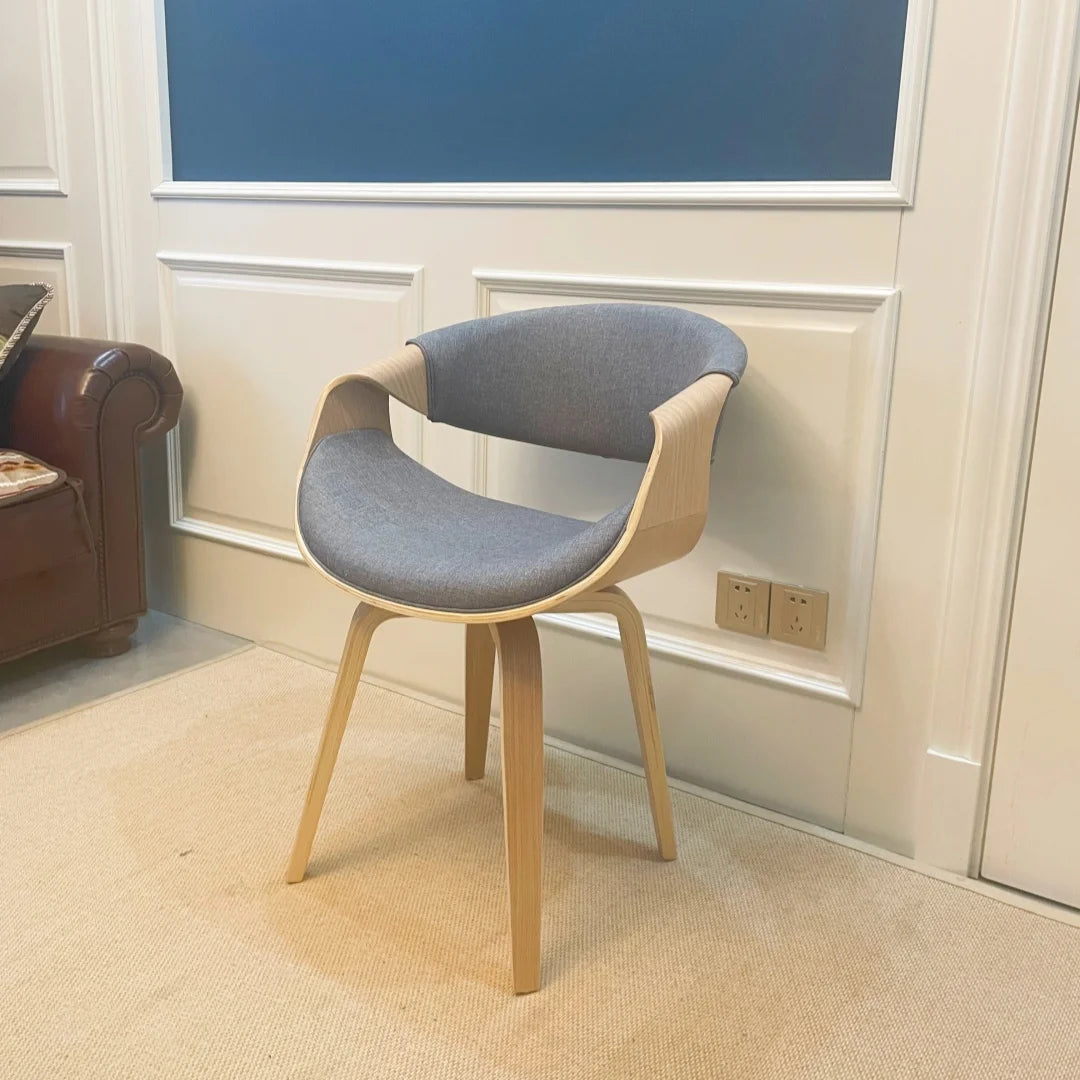 The Meridian Walnut Dining Armchair