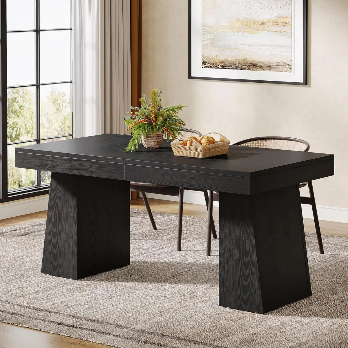 The Ellington Ebony Dining Table