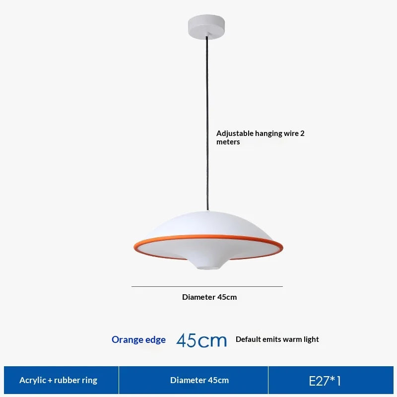 The Astoria Cream Ceramic Pendant