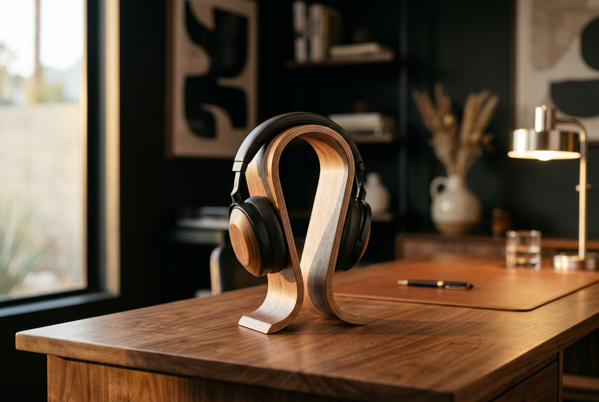Walnut Headphone Stand | Grado Heritage