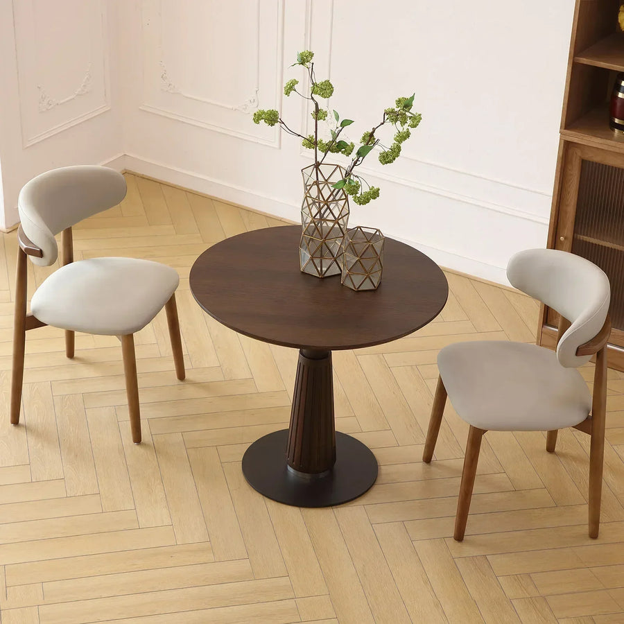 The Astoria | Walnut & Brass Dining Table