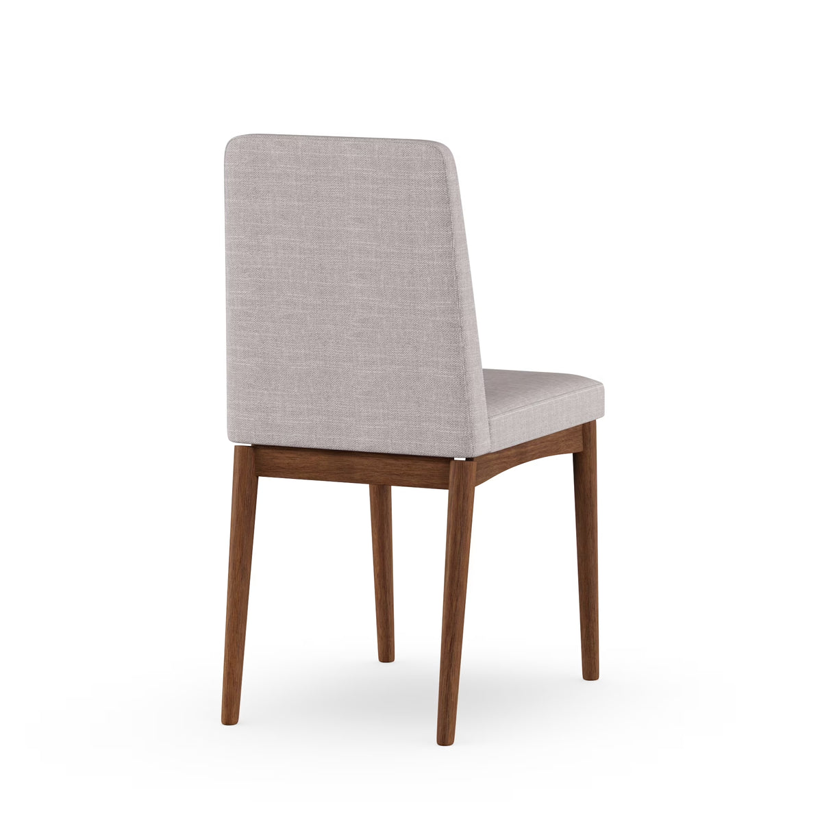 Pierre Indoor Dining Chairs, Set of 2, Walnut/Light Gray