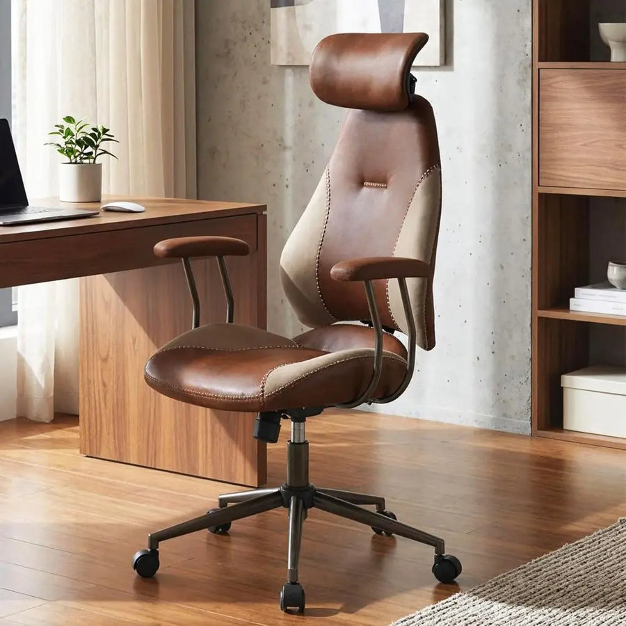 The Dresden Faux Fur Desk Chair